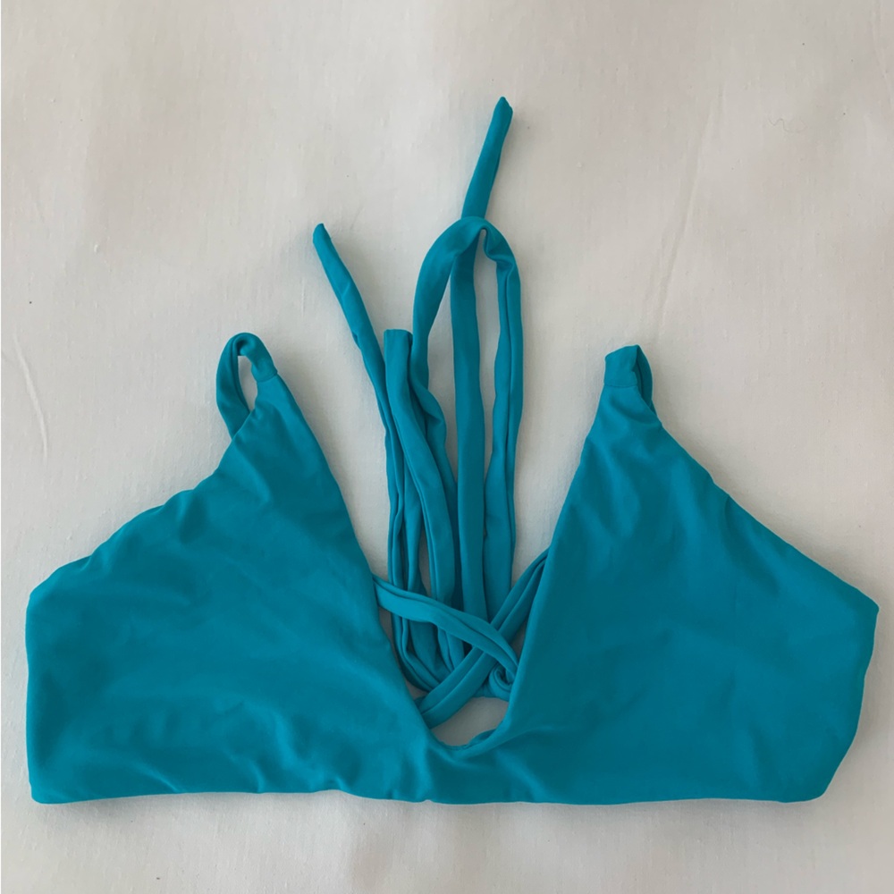 Turquoise Moana Bikini Marlin Top